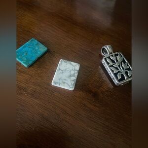 Silpada Changeling Pendant S1957 Live Laugh Love w/ 3 interchangeable